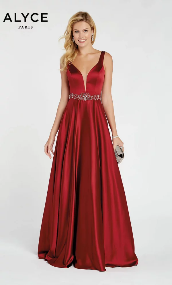 alyce paris 1422 claret 1 prom dresses images